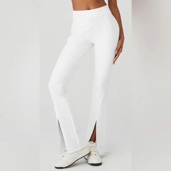 NWT Alo Yoga White Airbrush Flutter Leggings XS 🤍 - Picture 3 of 11